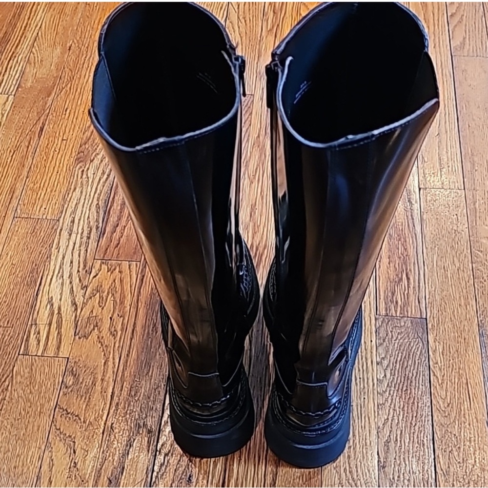 Alexander Wang Glossy Black Tall Boots - Picture 3 of 3